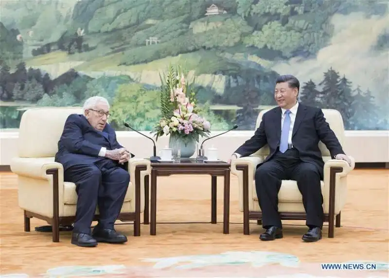 henry kissinger incontra xi jinping