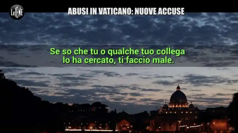 il servizio delle iene sugli abusi ai chierichetti del papa in vaticano 1