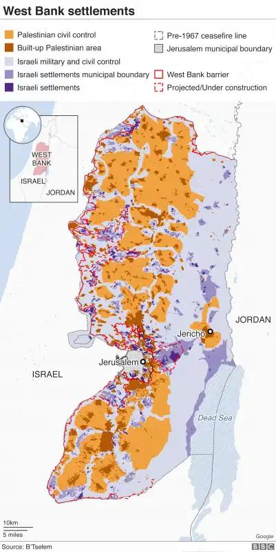 insediamenti israeliani in cisgiordania 2