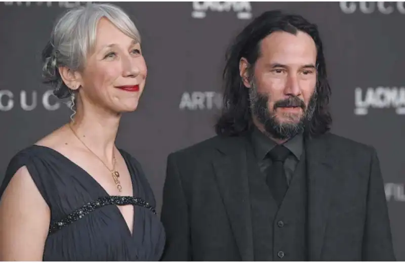 keanu reeves con la fidanzata alexandara