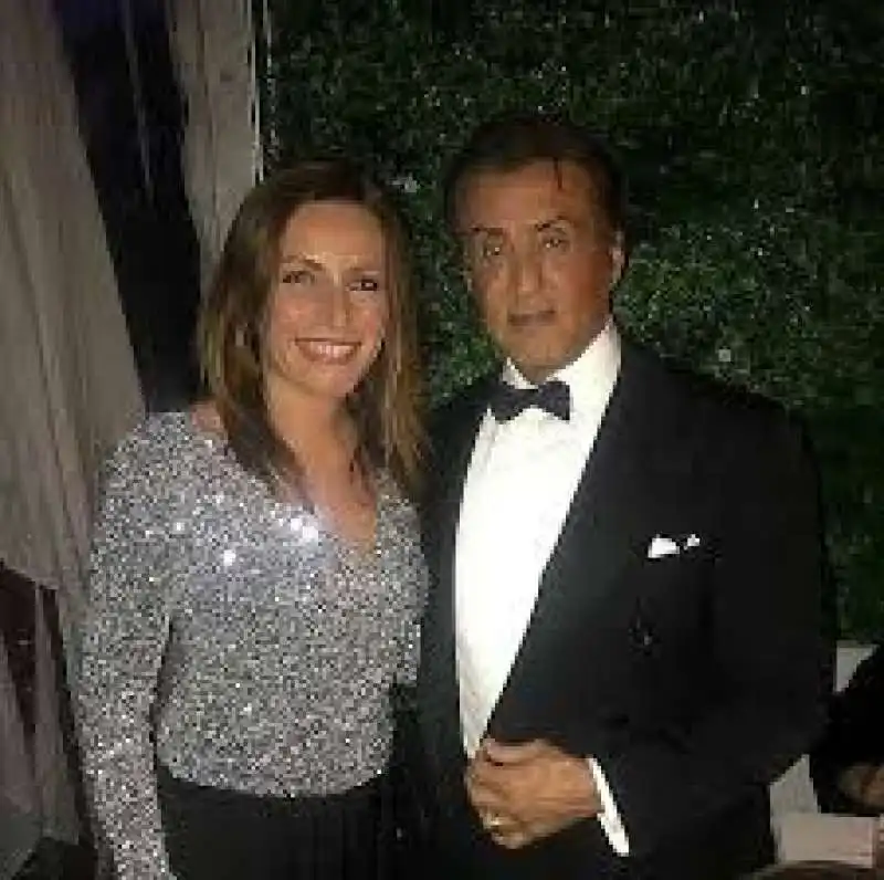 LUCIA BORGONZONI SYLVESTER STALLONE