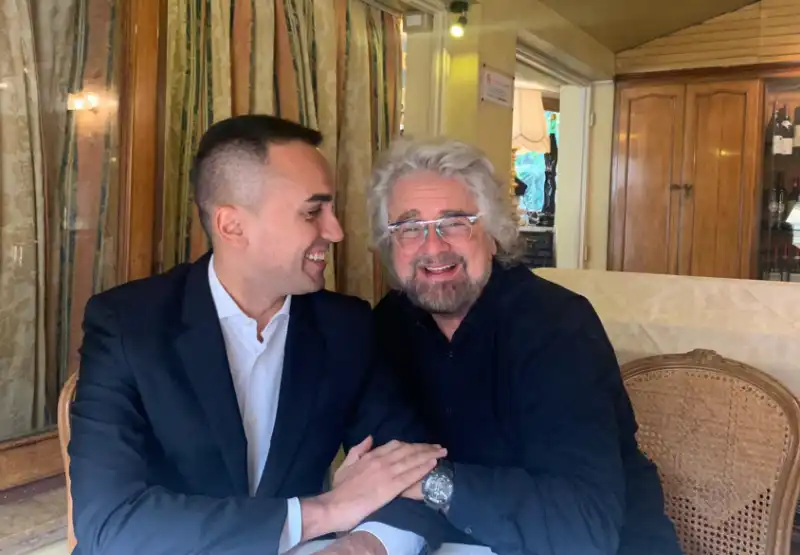 LUIGI DI MAIO INCONTRA BEPPE GRILLO A ROMA 6