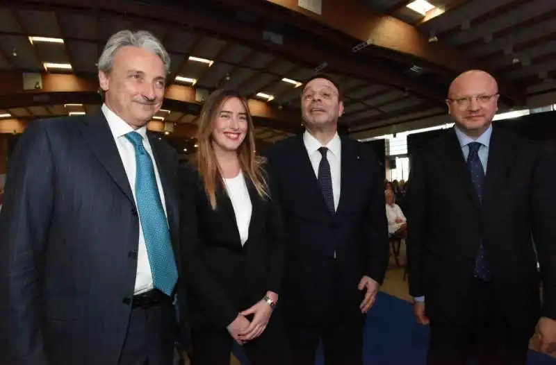 maria elena boschi , marco bonometti e francesco boccia