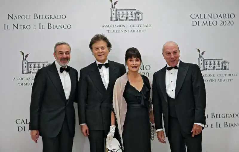 massimo listri e elisabetta di jugoslavia, con i fratelli roberto e generoso di meo