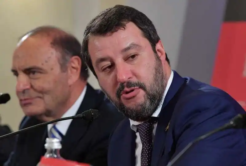 matteo salvini e bruno vespa  foto di bacco (4)