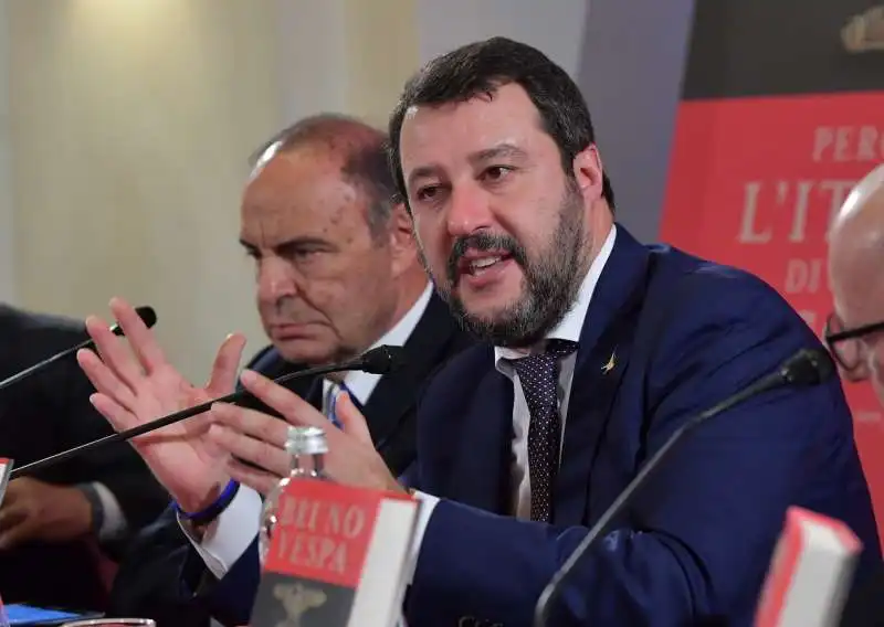 matteo salvini e bruno vespa  foto di bacco (5)