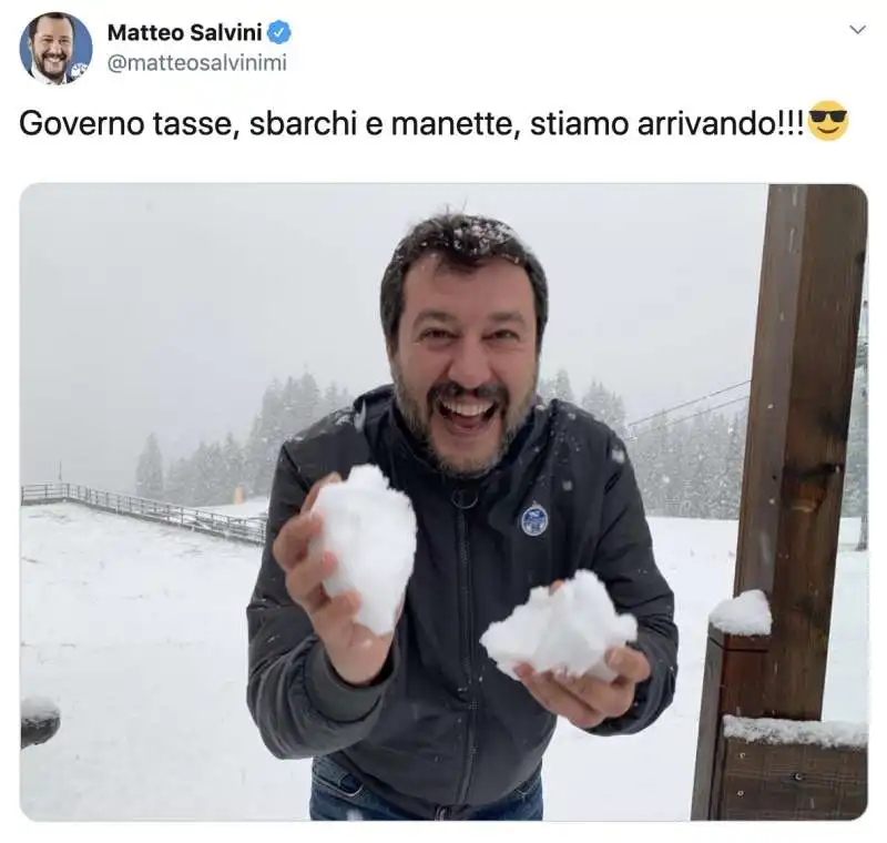 matteo salvini in montagna 3