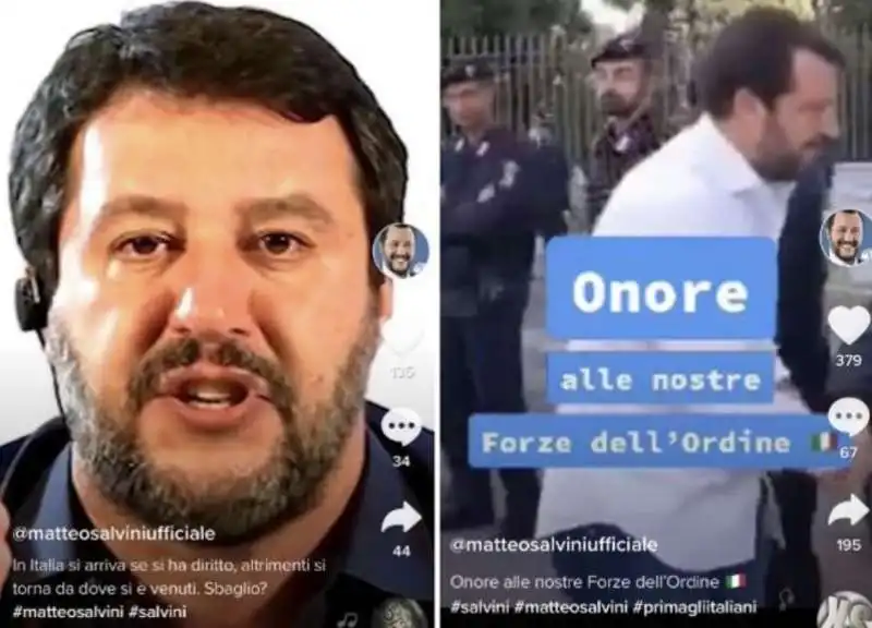 matteo salvini su tiktok 7