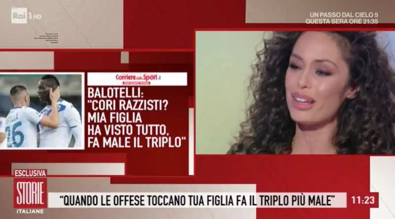 raffaella fico a 'storie italiane' 6