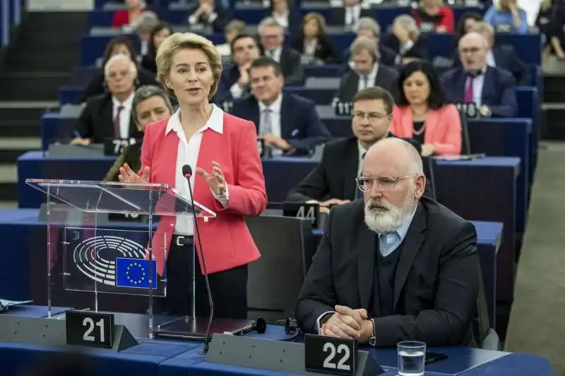 ursula von der leyen frans timmermans 1