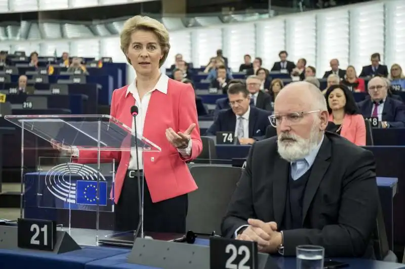 ursula von der leyen frans timmermans