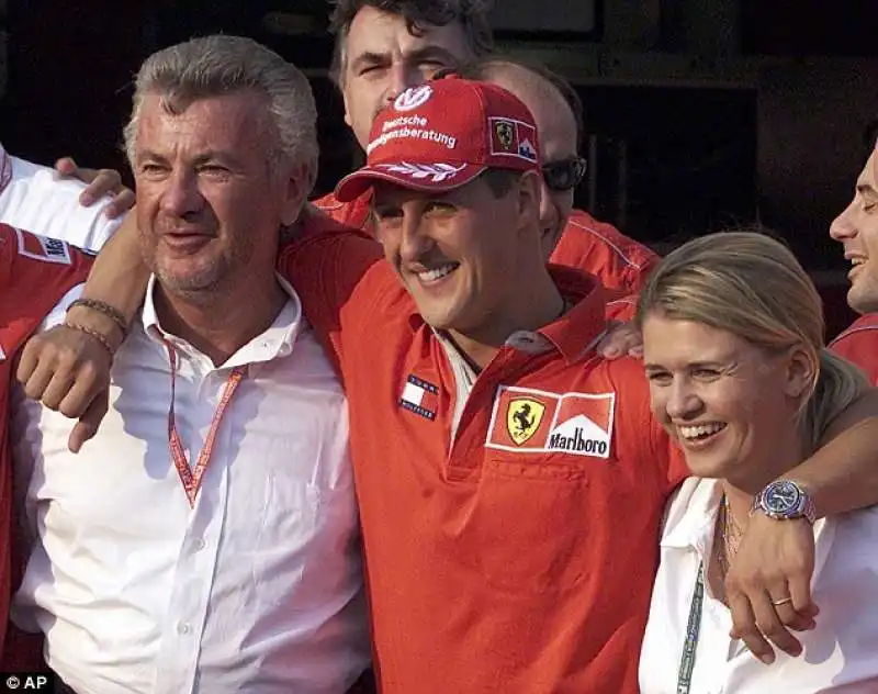 willi weber e michael e corinna schumacher 1