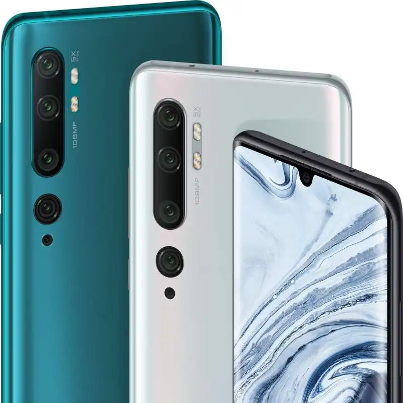 xiaomi note 10 con fotocamera da 108 megapixel