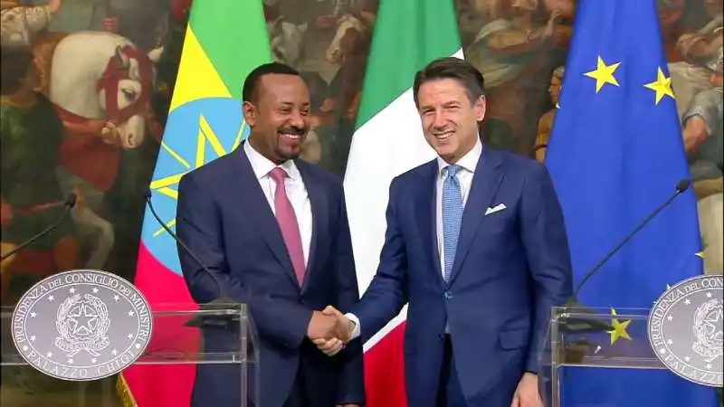 abiy ahmed ali giuseppe conte 