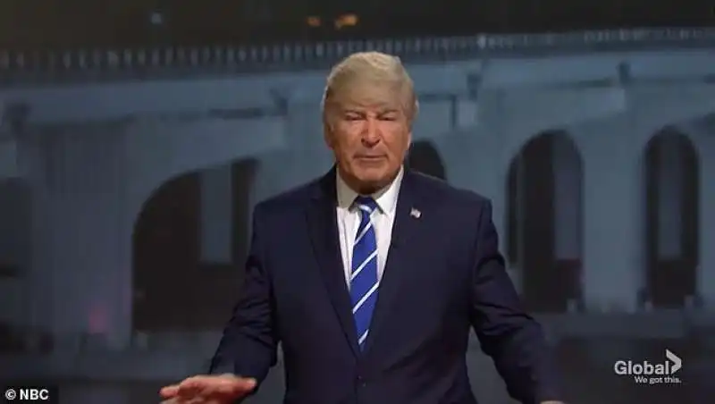 alec baldwin imita trump al saturday night live