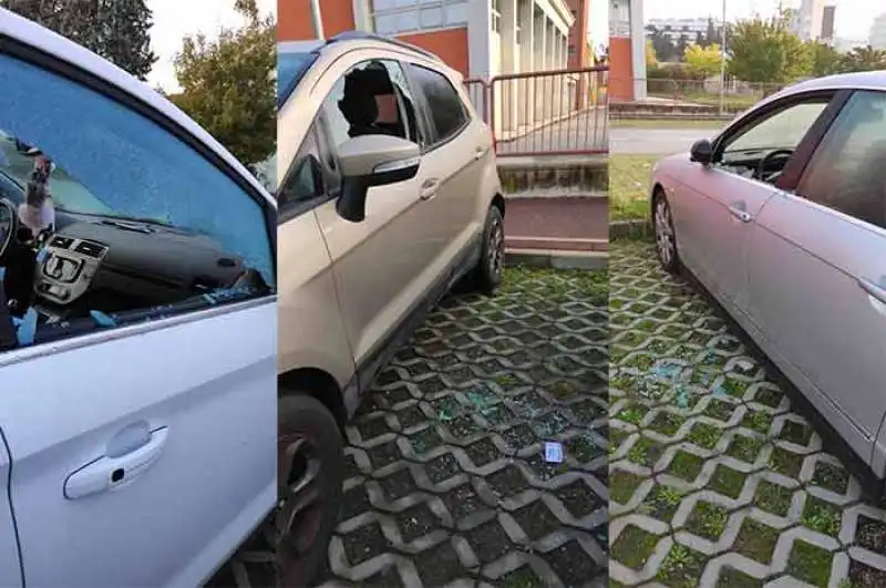 auto dei medici vandalizzate a rimini