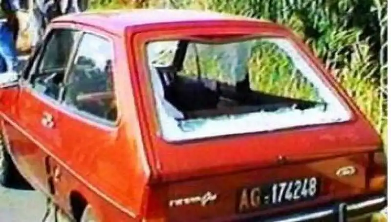 auto del giudice rosario livatino 