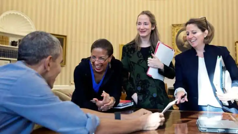 barack obama con susan rice avril haines e lisa monaco 