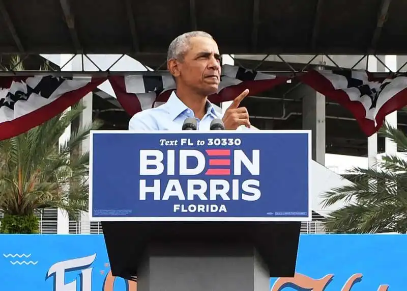 BARACK OBAMA FA CAMPAGNA ELETTORALE PER BIDEN A ORLANDO, FLORIDA 