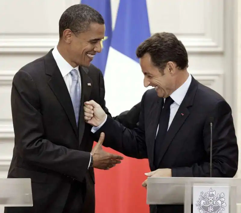 BARACK OBAMA NICOLAS SARKOZY