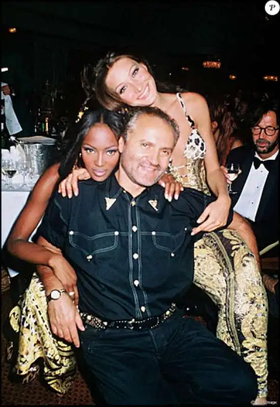 carla bruni naomi campbell gianni versace