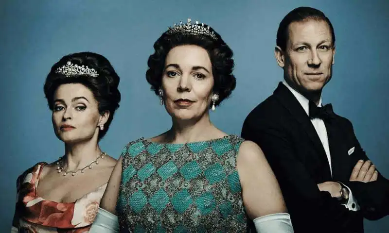   helena bonham carter olivia colman tobias menzies     the crown