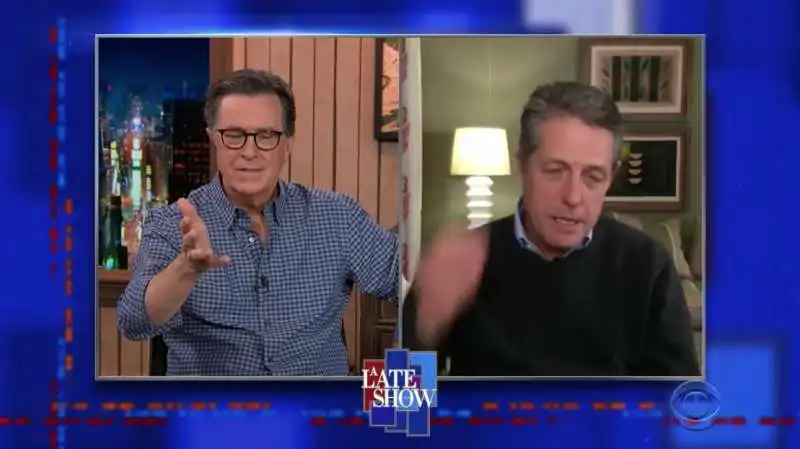 hugh grant ospite di stephen colbert 1