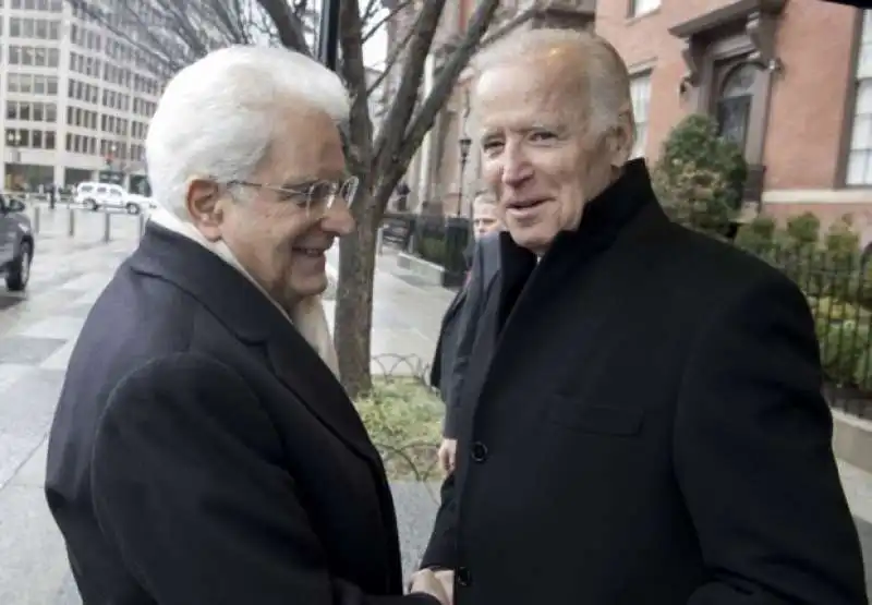 JOE BIDEN SERGIO MATTARELLA