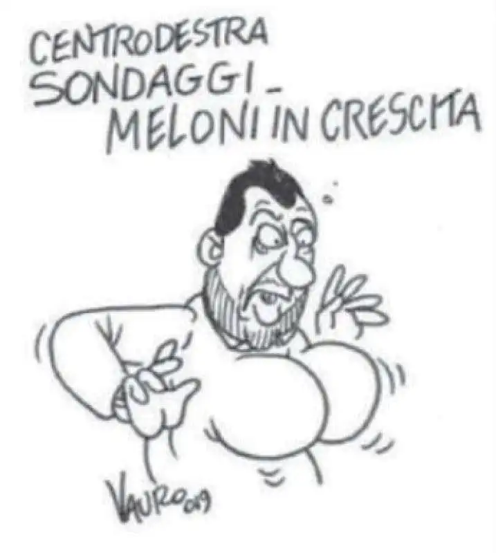 LA VIGNETTA DI VAURO SU GIORGIA MELONI