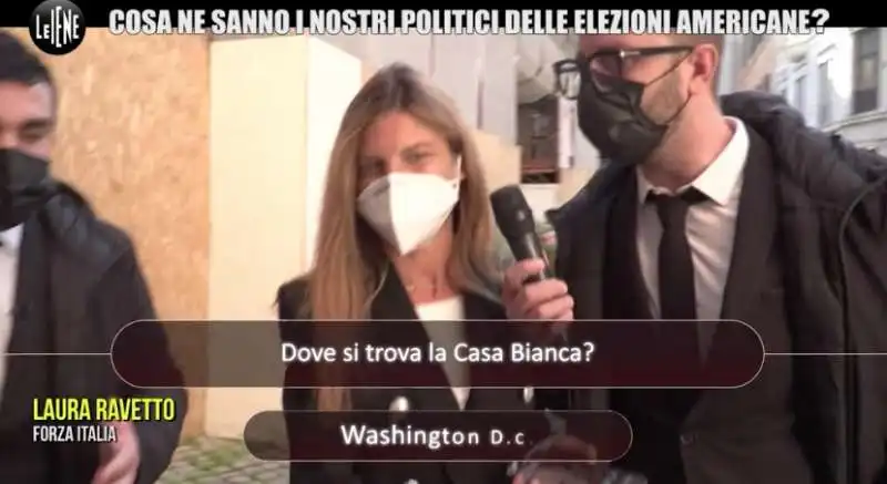 laura ravetto   quiz delle iene ai politici sulle elezioni usa 