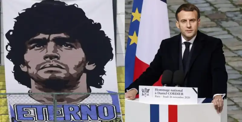 maradona macron