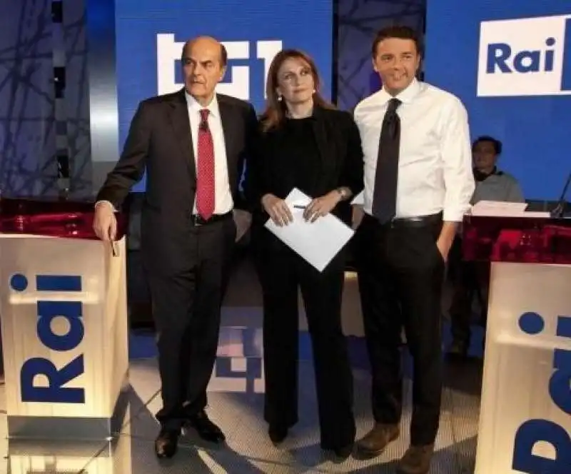 pierluigi bersani monica maggioni matteo renzi