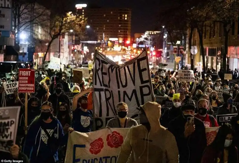 proteste anti trump a minneapolis