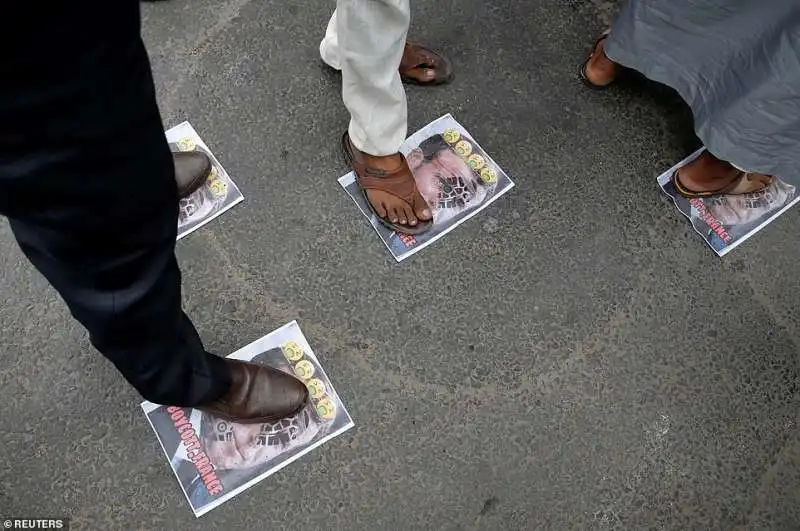 proteste in pakistan contro emmanuel macron 5