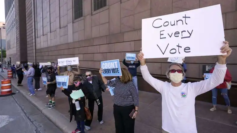 proteste per il voto in texas