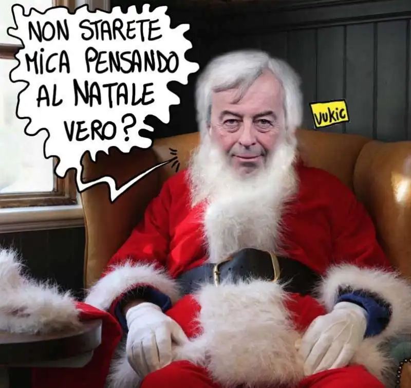 ROBERTO BURIONI BABBO NATALE BY VUKIC