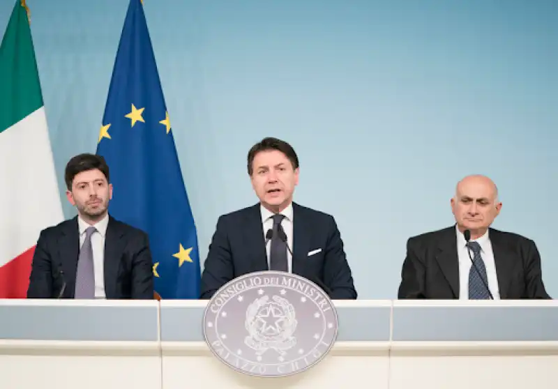 roberto speranza giuseppe conte giuseppe ippolito 