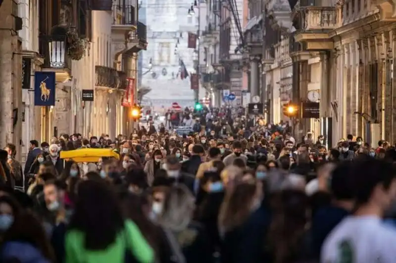 ROMA - FOLLA A VIA DEL CORSO