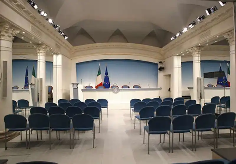 sala stampa palazzo chigi dopo monti 