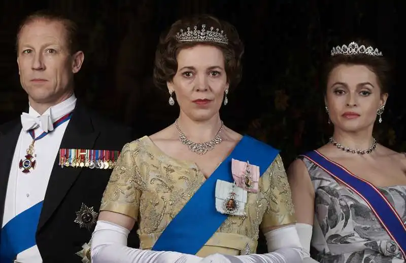 tobias menzies  olivia colman helena bonham carter   the crown