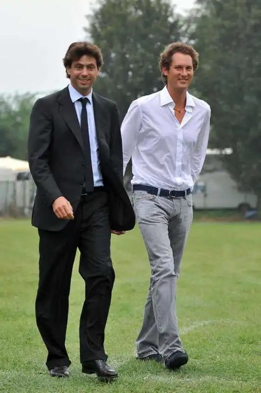 andrea agnelli  john elkann foto mezzelani gmt 93