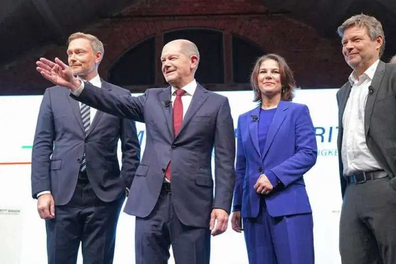 christian lindner olaf scholz annalena baerbock robert habeck  