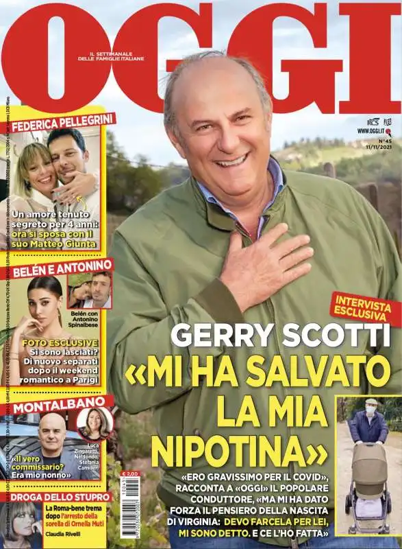 COPERTINA OGGI - 4-11 NOVEMBRE 2021