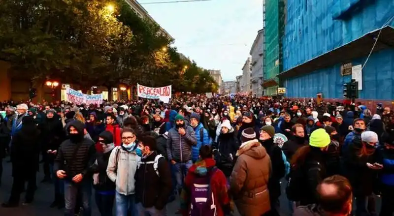 Corteo No Green Pass a Trieste 5