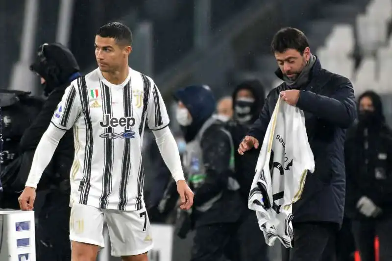 cristiano ronaldo ed andrea agnelli  foto mezzelani gmt32