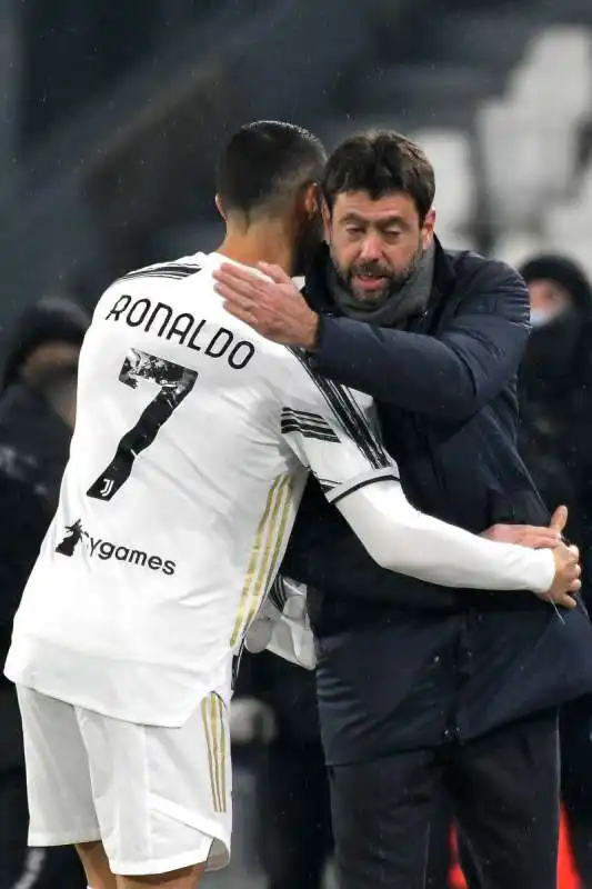 cristiano ronaldo ed andrea agnelli  foto mezzelani gmt33