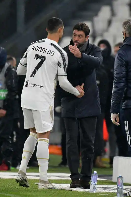 cristiano ronaldo ed andrea agnelli  foto mezzelani gmt34