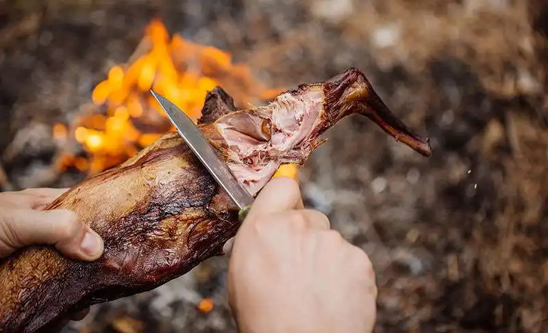 cucinare con il fuoco 1