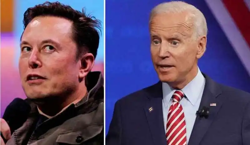 elon musk e joe biden 2