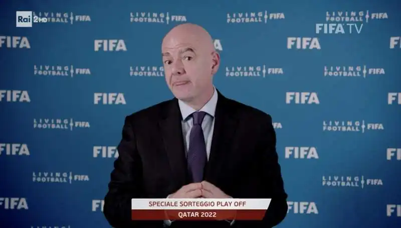 gianni infantino   sorteggi playoff mondiali 2022   64